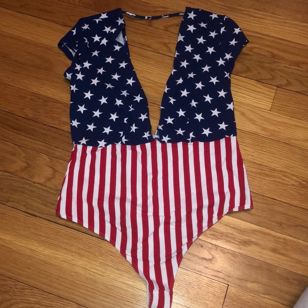 American Apparel Stars & Stripes Bodysuit